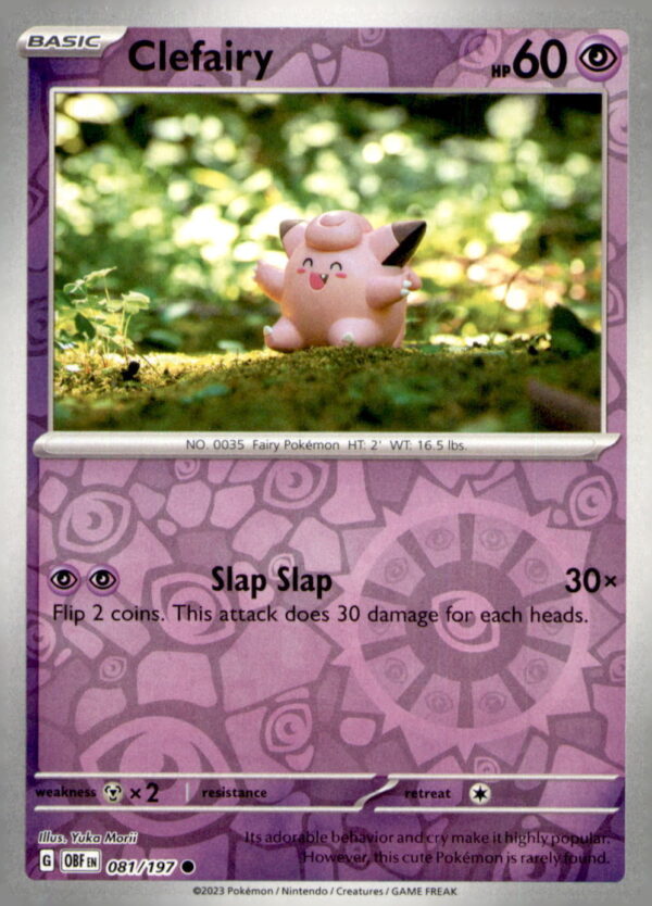 SV03: Obsidian Flames #081/197 Clefairy