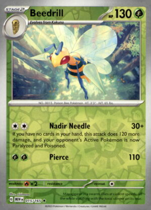 SV: Scarlet & Violet 151 #015/165 Beedrill