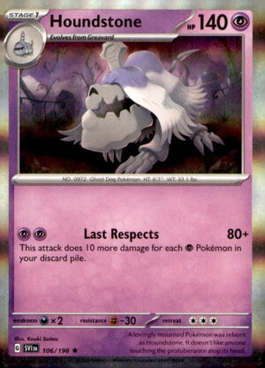 SV01: Scarlet & Violet Base Set #106/198 Houndstone
