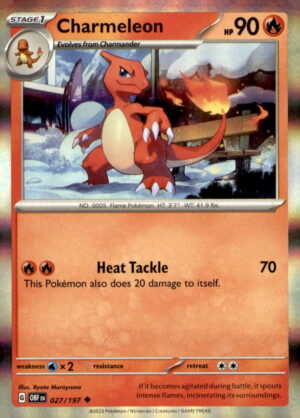 SV03: Obsidian Flames #027/197 Charmeleon