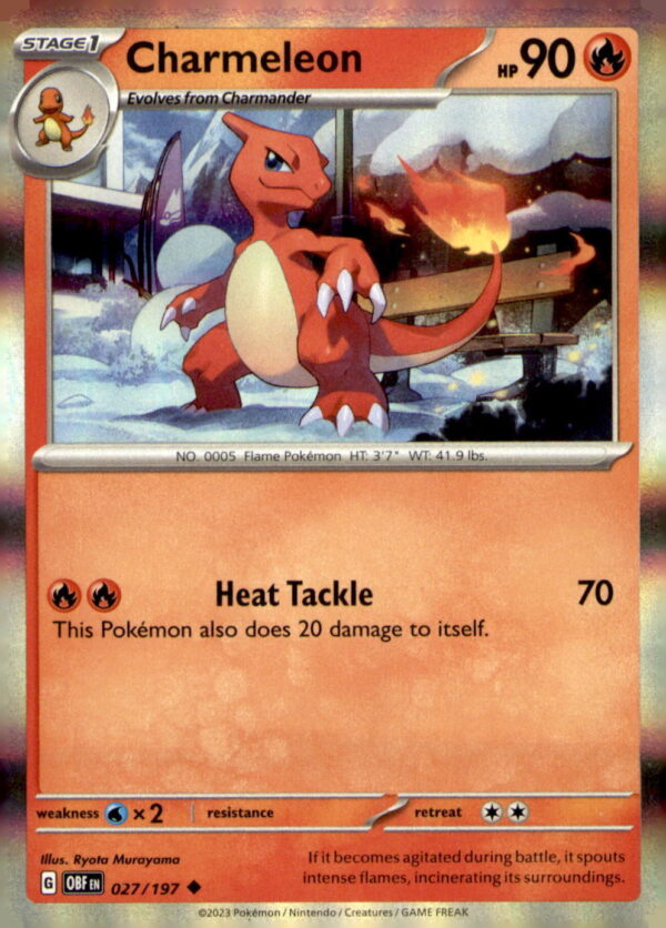 SV03: Obsidian Flames #027/197 Charmeleon