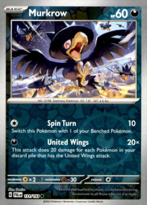 SV02: Paldea Evolved #131/193 Murkrow