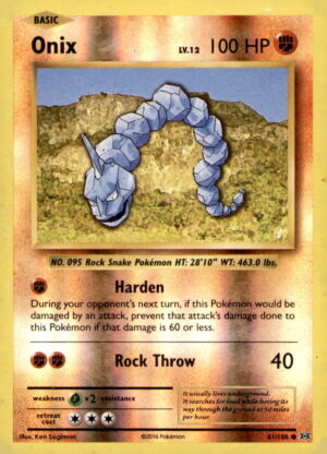 XY - Evolutions #61/108 Onix