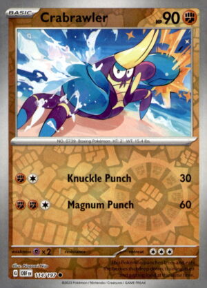 SV03: Obsidian Flames #114/197 Crabrawler