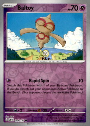 SV03: Obsidian Flames #094/197 Baltoy