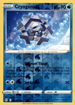 Miscellaneous Cards & Products #043/203 Cryogonal (Holiday Calendar)
