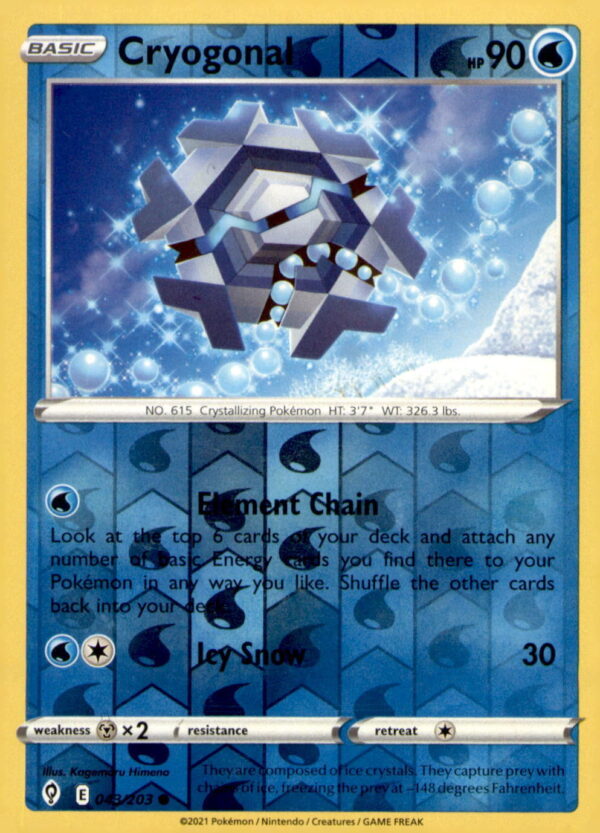 Miscellaneous Cards & Products #043/203 Cryogonal (Holiday Calendar)