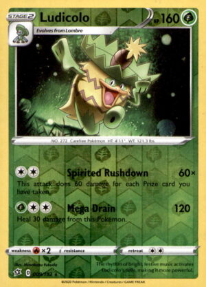 SWSH02: Rebel Clash #009/192 Ludicolo
