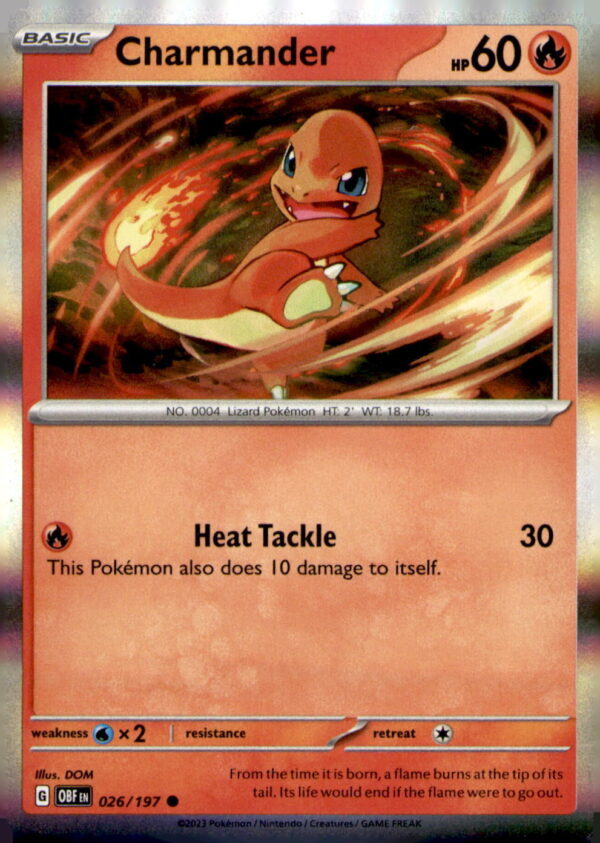 SV03: Obsidian Flames #026/197 Charmander