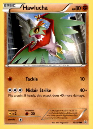XY - Roaring Skies #39/108 Hawlucha