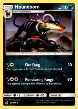 SM - Crimson Invasion #59/111 Houndoom