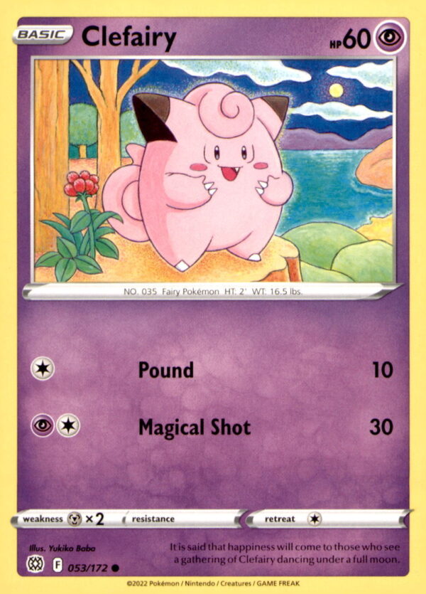 SWSH09: Brilliant Stars #053/172 Clefairy