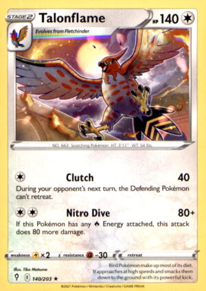 SWSH07: Evolving Skies #140/203 Talonflame