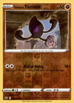 SWSH06: Chilling Reign #082/198 Galarian Yamask