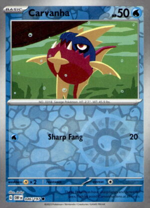 SV03: Obsidian Flames #046/197 Carvanha