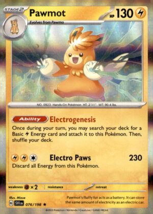 SV01: Scarlet & Violet Base Set #076/198 Pawmot
