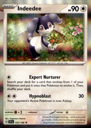 SV01: Scarlet & Violet Base Set #153/198 Indeedee