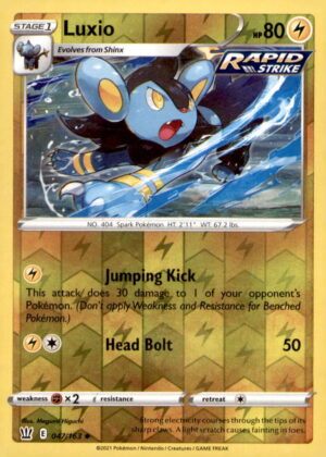 SWSH05: Battle Styles #047/163 Luxio