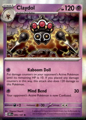 SV03: Obsidian Flames #095/197 Claydol