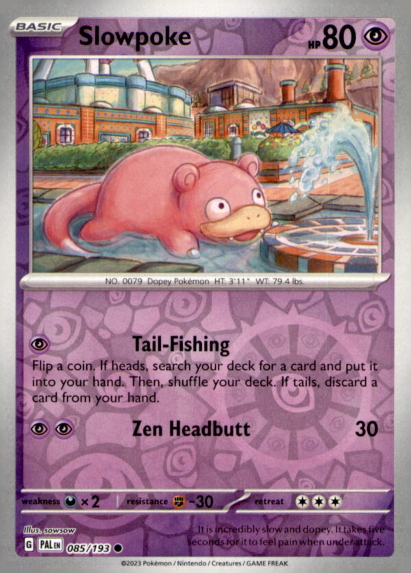 SV02: Paldea Evolved #085/193 Slowpoke