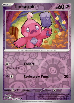 SV02: Paldea Evolved #100/193 Tinkatink