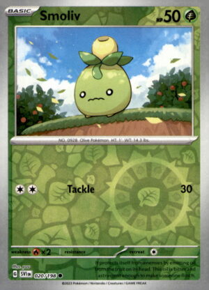 SV01: Scarlet & Violet Base Set #020/198 Smoliv