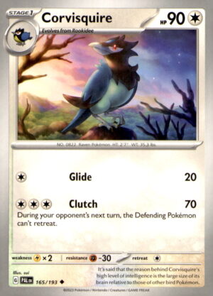 SV02: Paldea Evolved #165/193 Corvisquire