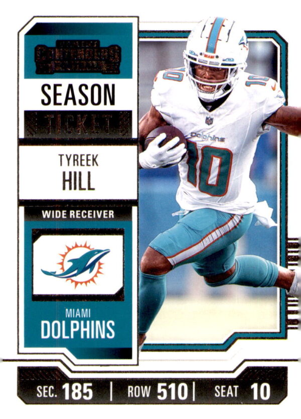 2023 Panini Contenders #65 Tyreek Hill Season Ticket Retail