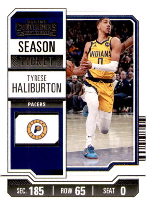 2023-24 Panini Contenders #90 Tyrese Haliburton Season Ticket Retail