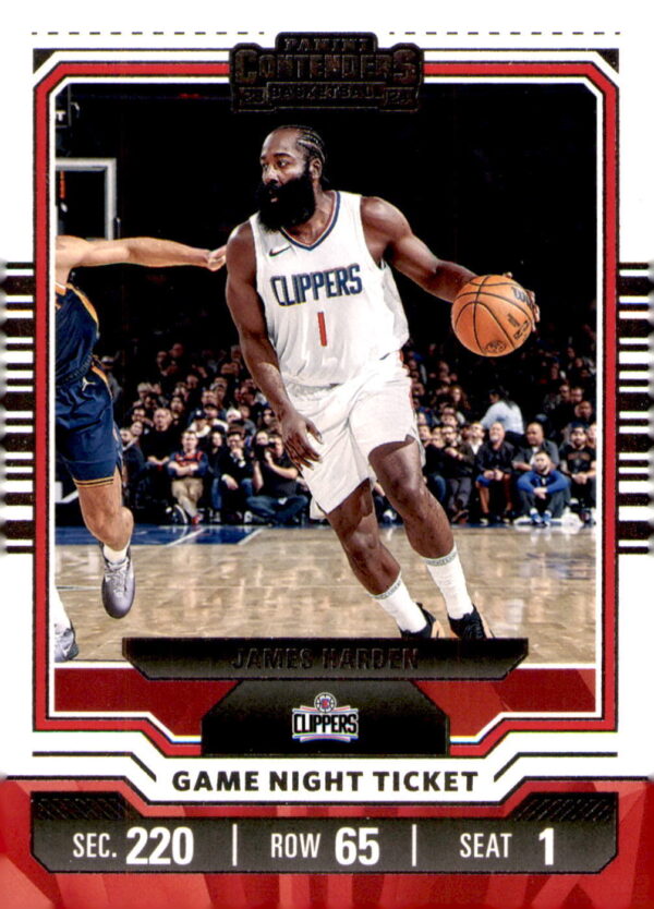 2023-24 Panini Contenders #82 James Harden