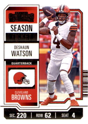 2023 Panini Contenders #24 Deshaun Watson Season Ticket Retail