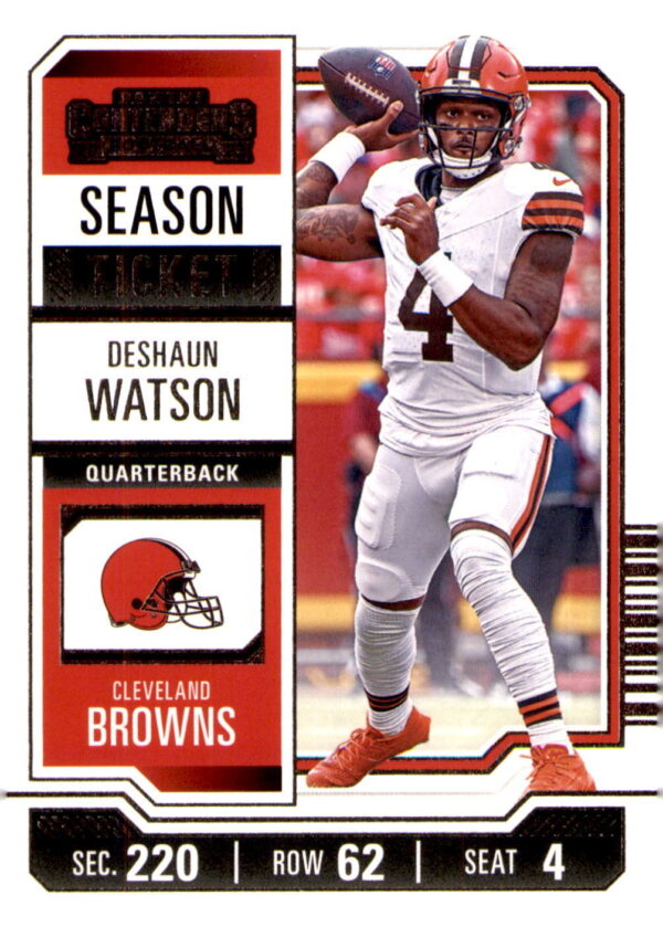 2023 Panini Contenders #24 Deshaun Watson Season Ticket Retail