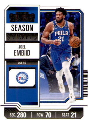 2023-24 Panini Contenders #56 Joel Embiid Season Ticket Retail
