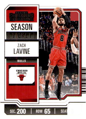 2023-24 Panini Contenders #41 Zach LaVine Season Ticket Retail