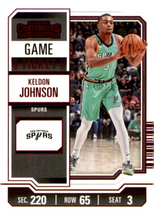 2023-24 Panini Contenders #68 Keldon Johnson Season Ticket Retail
