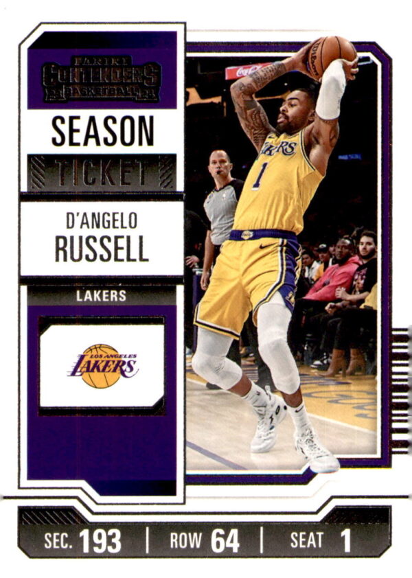 2023-24 Panini Contenders #63 D'Angelo Russell Season Ticket Retail