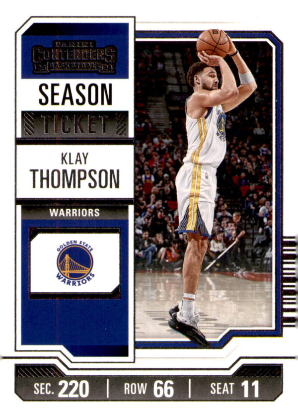 2023-24 Panini Contenders #5 Klay Thompson