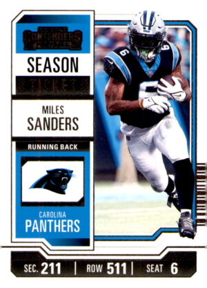 2023 Panini Contenders #16 Miles Sanders Season Ticket Retail