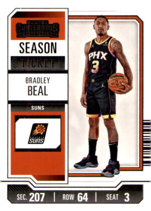 2023-24 Panini Contenders #14 Bradley Beal Season Ticket Retail