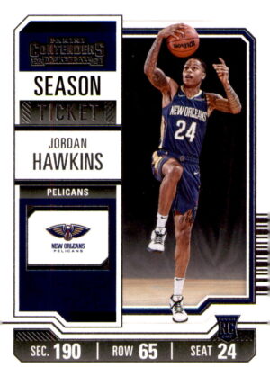 2023-24 Panini Contenders #76 Jordan Hawkins Season Ticket Retail