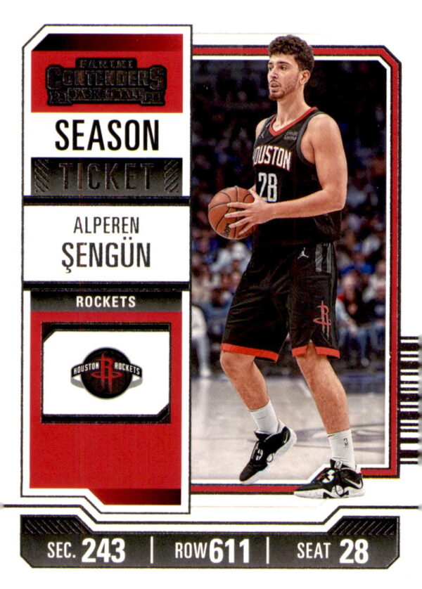 2023-24 Panini Contenders #36 Alperen Sengun Season Ticket Retail
