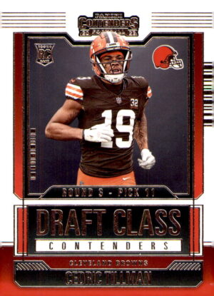2023 Panini Contenders #4 Cedric Tillman Draft Class Contenders Bronze