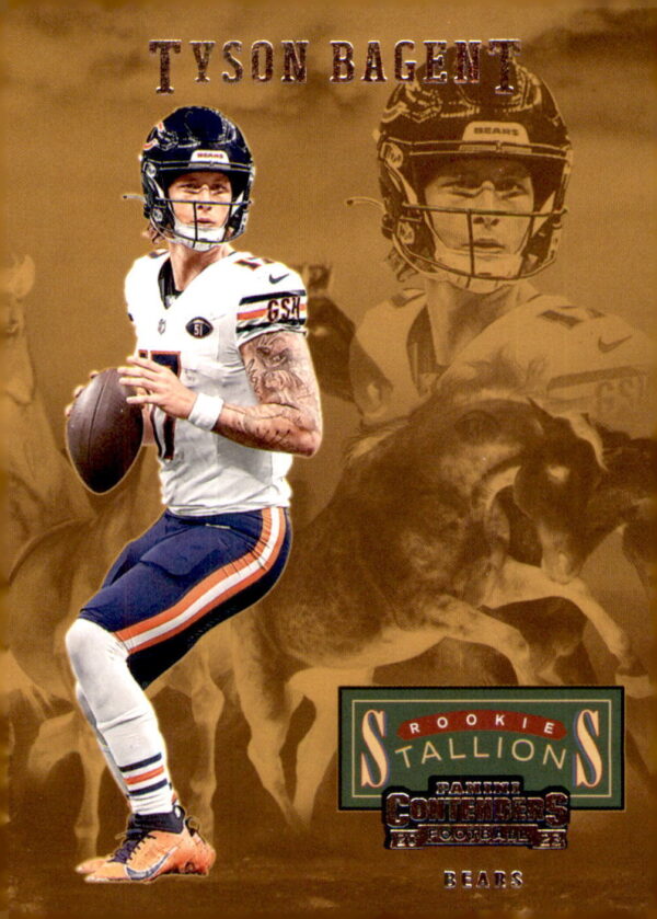 2023 Panini Contenders #9 Tyson Bagent Rookie Stallions