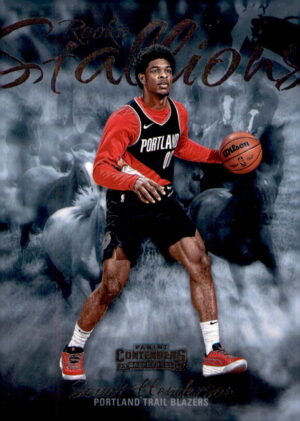 2023-24 Panini Contenders #8 Scoot Henderson Rookie Stallions