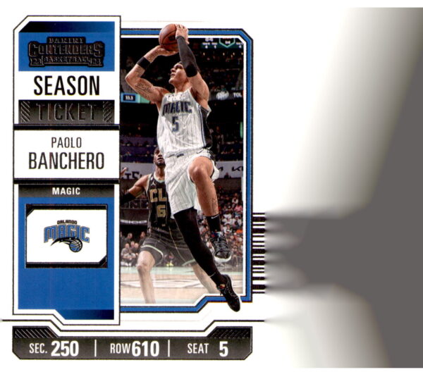 2023-24 Panini Contenders #23 Paolo Banchero Season Ticket Retail
