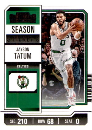 2023-24 Panini Contenders #77 Jayson Tatum Season Ticket Retail