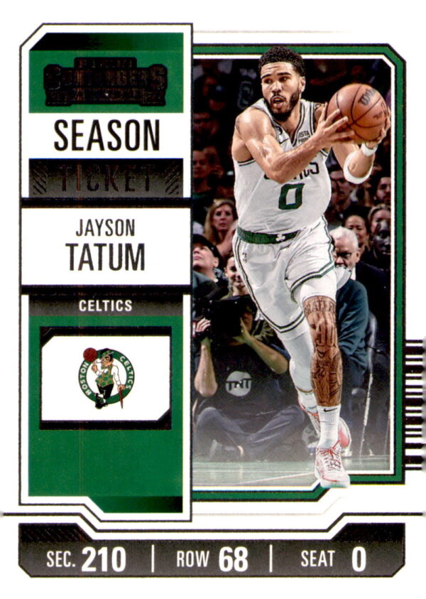 2023-24 Panini Contenders #77 Jayson Tatum Season Ticket Retail