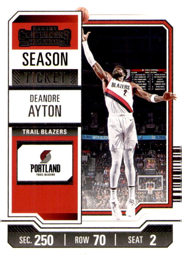 2023-24 Panini Contenders #89 Deandre Ayton Season Ticket Retail