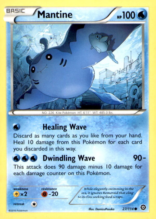 XY - Steam Siege #27/114 Mantine