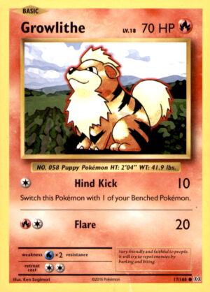 XY - Evolutions #17/108 Growlithe